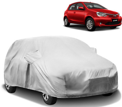HMS Car Cover For Toyota Etios Liva (With Mirror Pockets)(Silver)