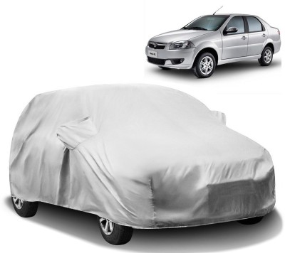 HMS Car Cover For Fiat Siena (With Mirror Pockets)(Silver)