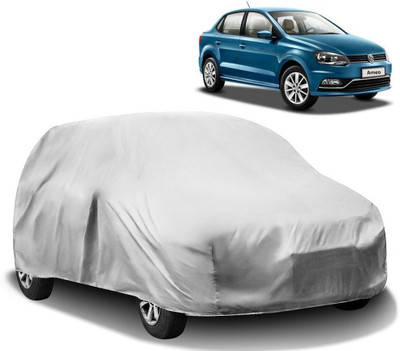 CARNEST Car Cover For Volkswagen Ameo (Without Mirror Pockets)(Silver)