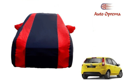 Auto Oprema Car Cover For Ford Figo (With Mirror Pockets)(Blue, Red)