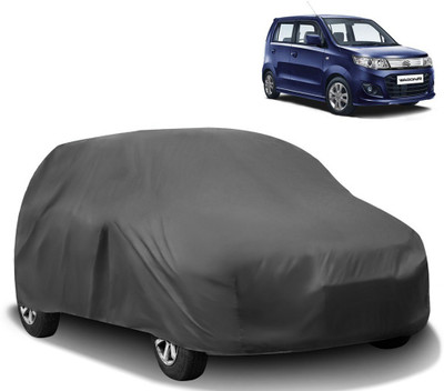 AutoRetail Car Cover For Maruti Wagon R 1.0 (Without Mirror Pockets)(Grey)