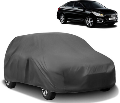 HMS Car Cover For Hyundai Verna (Without Mirror Pockets)(Grey)
