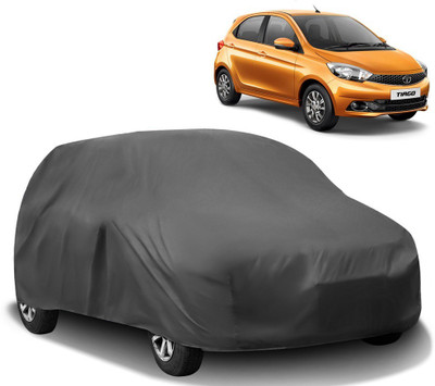AutoRetail Car Cover For Tata Tiago (Without Mirror Pockets)(Grey)