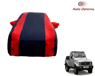 Auto Oprema Car Cover For Maruti Suzuki Gypsy (With Mirror Pockets)(Blue, Red)