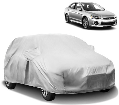AutoRetail Car Cover For Mitsubishi Lancer (With Mirror Pockets)(Silver)