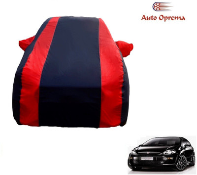 Auto Oprema Car Cover For Fiat Punto Evo (With Mirror Pockets)(Blue, Red)