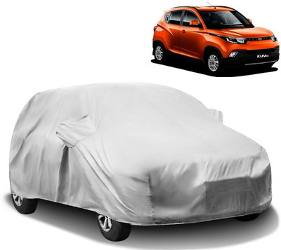 HMS Car Cover For Mahindra KUV100 (With Mirror Pockets)(Silver)