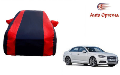 Auto Oprema Car Cover For Audi A4 (With Mirror Pockets)(Blue, Red)