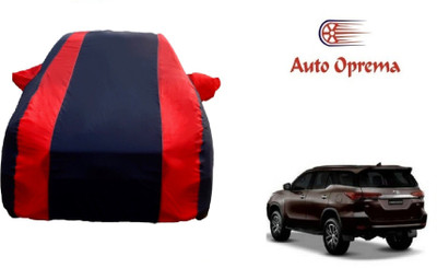 Auto Oprema Car Cover For Toyota Fortuner (With Mirror Pockets)(Blue, Red)