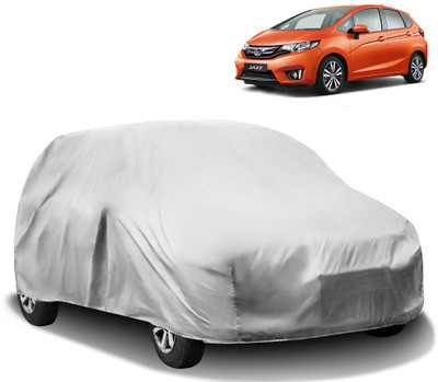 AutoRetail Car Cover For Honda Jazz (Without Mirror Pockets)(Silver)