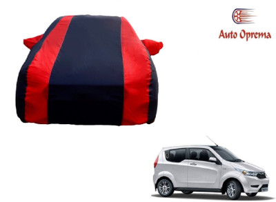 Auto Oprema Car Cover For Mahindra e2o (With Mirror Pockets)(Blue, Red)