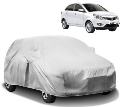 AutoRetail Car Cover For Tata Zest (With Mirror Pockets)(Silver)