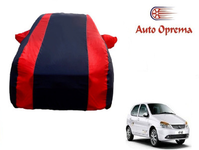 Auto Oprema Car Cover For Tata Indica eV2 (With Mirror Pockets)(Blue, Red)
