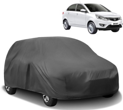 HMS Car Cover For Tata Zest (Without Mirror Pockets)(Grey)