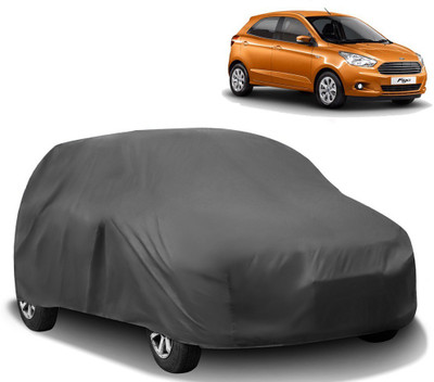 AutoRetail Car Cover For Ford Figo (Without Mirror Pockets)(Grey)