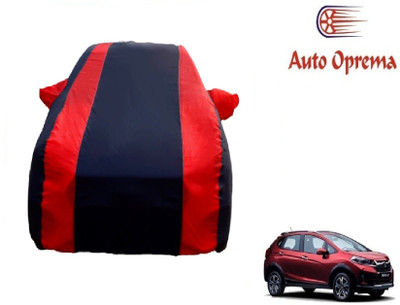Auto Oprema Car Cover For Honda WRV (With Mirror Pockets)(Blue, Red)