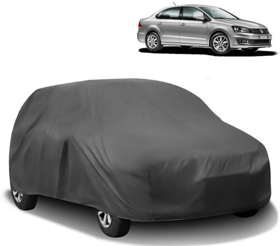 HMS Car Cover For Volkswagen Vento (Without Mirror Pockets)(Grey)