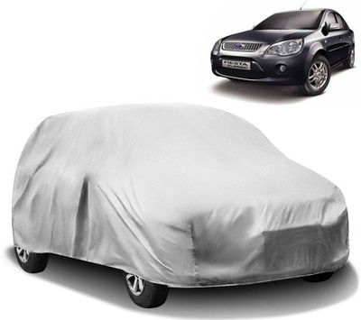 AutoRetail Car Cover For Ford Fiesta (Without Mirror Pockets)(Silver)