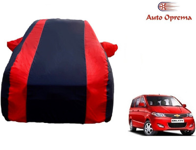 Auto Oprema Car Cover For Chevrolet Enjoy (With Mirror Pockets)(Blue, Red)