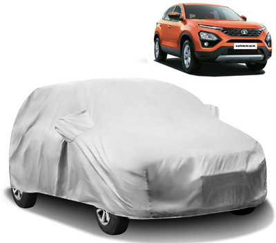 CARNNEST Car Cover For Tata Harrier (With Mirror Pockets)(Silver)