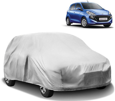 AutoRetail Car Cover For Hyundai Santro (Without Mirror Pockets)(Silver)