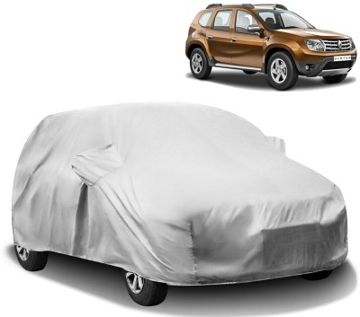 HMS Car Cover For Renault Duster (With Mirror Pockets)(Silver)