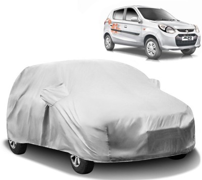 AutoRetail Car Cover For Maruti Alto 800 (With Mirror Pockets)(Silver)