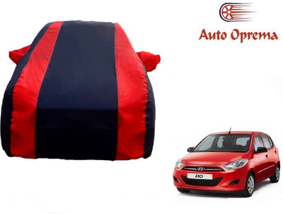Auto Oprema Car Cover For Hyundai i10 (With Mirror Pockets)(Blue, Red)