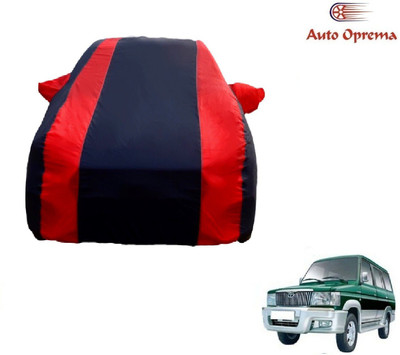Auto Oprema Car Cover For Toyota Qualis (With Mirror Pockets)(Blue, Red)