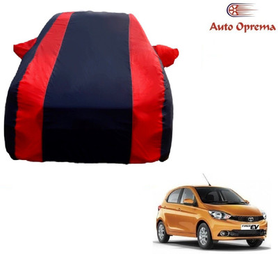 Auto Oprema Car Cover For Tata Tiago (With Mirror Pockets)(Blue, Red)