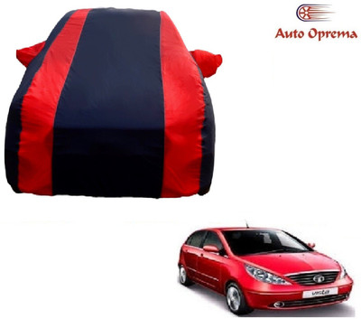 Auto Oprema Car Cover For Tata Vista Tech (With Mirror Pockets)(Blue, Red)