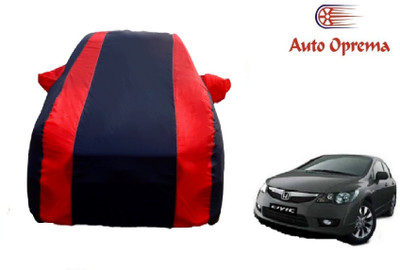 Auto Oprema Car Cover For Honda Civic (With Mirror Pockets)(Blue, Red)