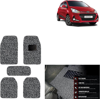 aksmit PVC Standard Mat For  Hyundai Grand i10(Grey, Black)