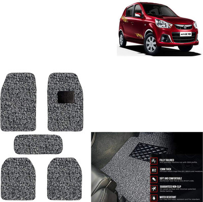 Rhtdm PVC Standard Mat For  Maruti Suzuki Alto K10(Grey, Black)