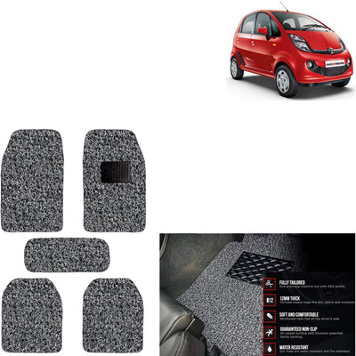 aksmit PVC Standard Mat For  Tata Nano(Grey, Black)