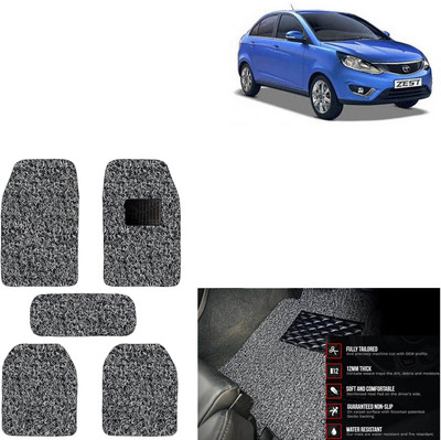aksmit PVC Standard Mat For  Tata Zest(Grey, Black)
