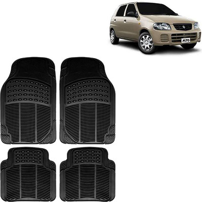 Rhtdm Rubber Standard Mat For  Maruti Suzuki Alto(Black)