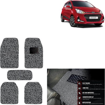 aksmit PVC Standard Mat For  Hyundai i10(Grey, Black)