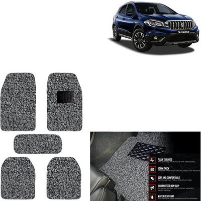 aksmit PVC Standard Mat For  Maruti Suzuki S-Cross(Grey, Black)