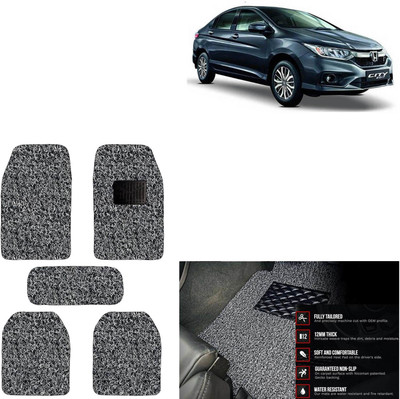 Rhtdm PVC Standard Mat For  Honda City(Grey, Black)