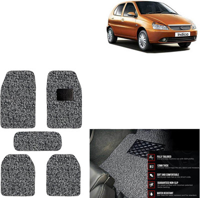 Rhtdm PVC Standard Mat For  Tata Indica(Grey, Black)