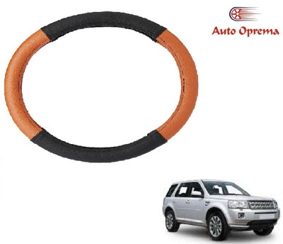 Auto Oprema Steering Cover For Land Rover Freelander 2(Black, Tan, Leatherite)
