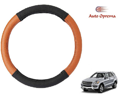 Auto Oprema Steering Cover For Mercedes Benz ML(Black, Tan, Leatherite)