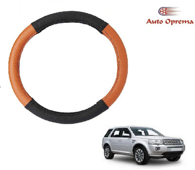 Auto Oprema Steering Cover For Land Rover Freelander(Black, Tan, Leatherite)