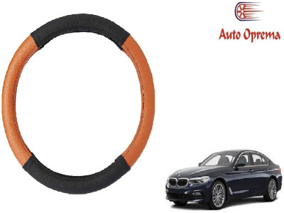 Auto Oprema Steering Cover For BMW 5 Series(Black, Tan, Leatherite)