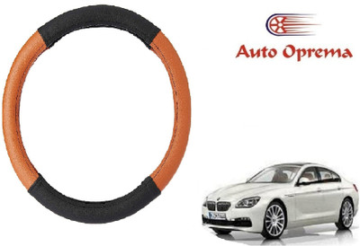 Auto Oprema Steering Cover For BMW 6 Series(Black, Tan, Leatherite)
