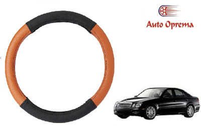 Auto Oprema Steering Cover For Mercedes Benz E280(Black, Tan, Leatherite)
