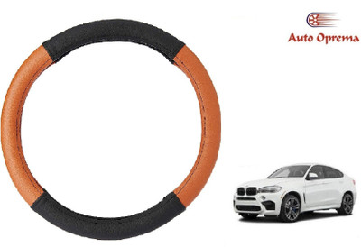 Auto Oprema Steering Cover For BMW X6(Black, Tan, Leatherite)
