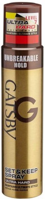 GATSBY Set and Keep Spray Ultra Hard Hair Spray(250 ml)