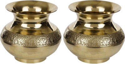 VALUE CRAFTS Brass Kalash(Gold)